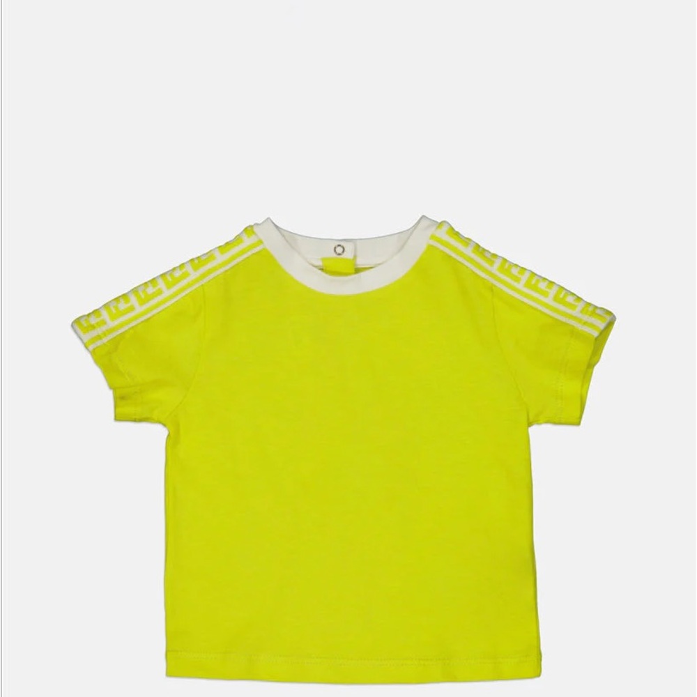 Fendi Yellow Kids T-Shirt
